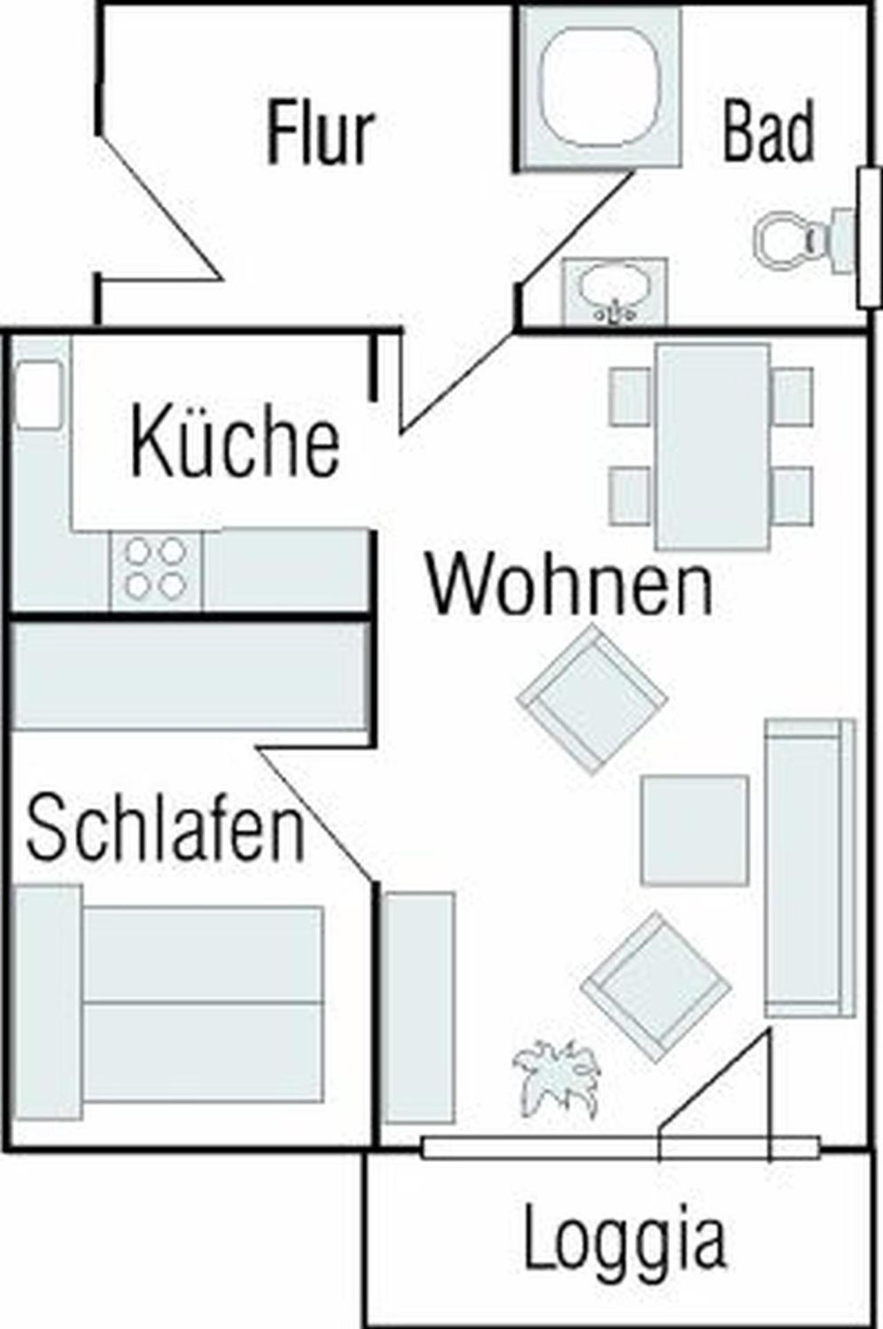 4-21, Friedrichstr, Im Herzen Westerlands, Sehr Strandnah, Balkon, 2 Zi Экстерьер фото
